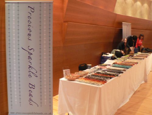 Before the event began... Precious Sparkle Beads
